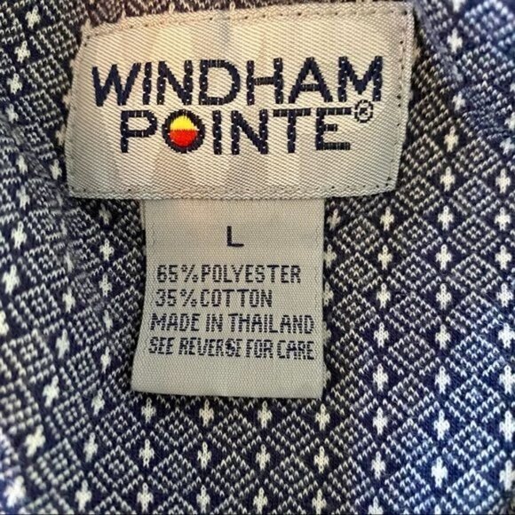 Windham Pointe Blue Polo Shirt Large - Picture 5 of 6
